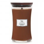 Lumanare Parfumata Borcan Mare Stone Washed Suede, WoodWick®
