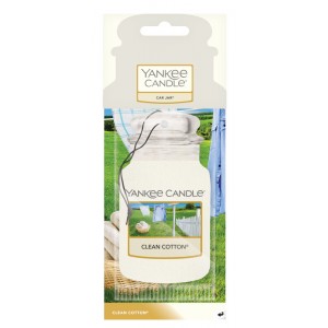Odorizant Auto Car Jar Clean Cotton, Yankee Candle 