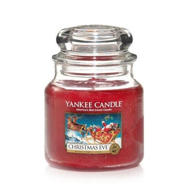 Lumanare Parfumata Borcan Mediu Christmas Eve, Yankee Candle