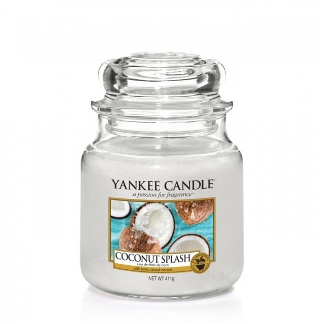 Lumanare Parfumata Borcan Mediu Coconut Splash, Yankee Candle