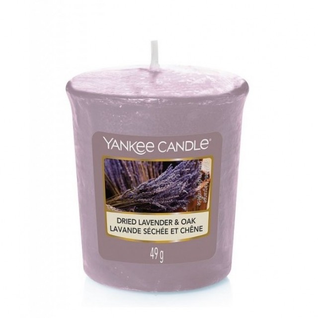 Lumanare Parfumata Votive Dried Lavender & Oak, Yankee Candle