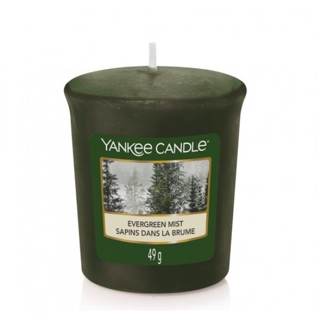 Lumanare Parfumata Votive Evergreen Mist, Yankee Candle