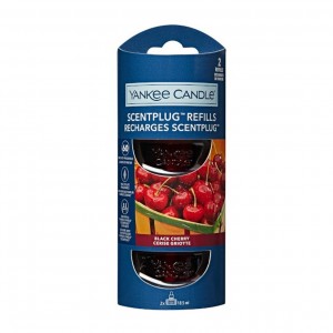 Yankee Candle Set 2 rezerve Black Cherry pentru aparat electric de parfumarea locuintei Yankee Candle Set 2 rezerve Black Cherry pentru aparat electric de parfumarea locuintei