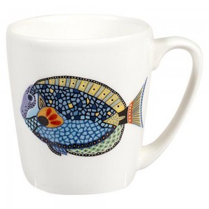 Cana cu decor marin Paradise Fish "Blue Tang" 300ml, Churchill Cana cu decor marin Paradise Fish "Blue Tang" 300ml, Churchill