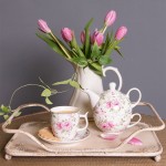 Ceainic Tea for One "Spring Blossom" White, Clayre & Eef