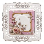 Ceasca cu farfurioara 12*10*7 cm / 15*15*2 cm / 0,2L, Clayre&Eef
