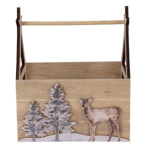 Cutie din lemn pentru depozitare 16*11*18 cm, Clayre & Eef Cutie din lemn pentru depozitare 16*11*18 cm, Clayre & Eef
