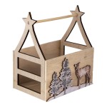 Cutie din lemn pentru depozitare 16*11*18 cm, Clayre & Eef