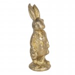 Decoratiune Mister Golden Bunny 4*4*11 cm, Clayre&Eef