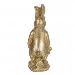 Decoratiune Mister Golden Bunny 4*4*11 cm, Clayre&Eef
