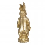 Paste-Decoratiune "Gold Bunny" 6*5*15 cm, Clayre&Eef