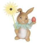 Decoratiune Paste "Happy Rabbit" 11x9x15cm, Clayre & Eef