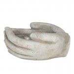 Vas decorativ din piatra "Holding Hands" 14*13*7 cm, Clayre & Eef