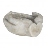 Vas decorativ din piatra "Holding Hands" 14*13*7 cm, Clayre & Eef