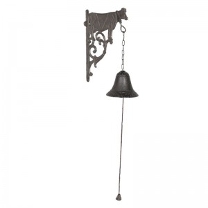 Clopotel pentru intrare Cow 10*19*25 cm, Clayre&Eef Clopotel pentru intrare Cow 10*19*25 cm, Clayre&Eef