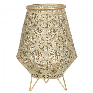Felinar decorativ "Couture" 21*20*29 cm, Clayre & Eef Felinar decorativ "Couture" 21*20*29 cm, Clayre & Eef