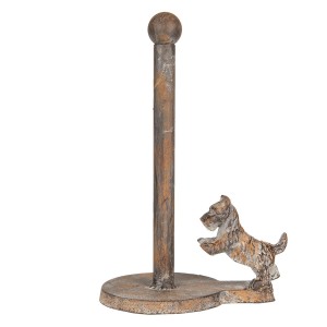 Suport rola bucatarie "Rustic Dog" Ø 24*34 cm, Clayre&Eef Suport rola bucatarie "Rustic Dog" Ø 24*34 cm, Clayre&Eef