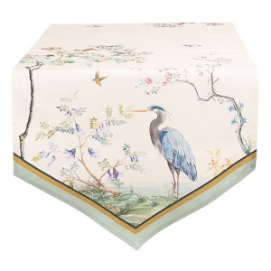 Napron/ traversa de masa "Birds in Paradise" 50*160 cm, Clayre & Eef Napron/ traversa de masa "Birds in Paradise" 50*160 cm, Clayre & Eef