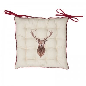 Perna pentru scaun cu umplutura din spuma "Cosy Lodge" 40x40 cm, Clayre & Eef Perna pentru scaun cu umplutura din spuma "Cosy Lodge" 40x40 cm, Clayre & Eef