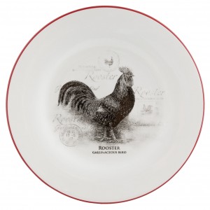 Farfurie "Countryside Animals-Rooster" 26 cm, Clayre & Eef Farfurie "Countryside Animals-Rooster" 26 cm, Clayre & Eef