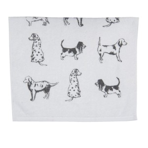 Prosop de bucatarie flausat "Dog Lover" 40x66 cm, Clayre & Eef Prosop de bucatarie flausat "Dog Lover" 40x66 cm, Clayre & Eef