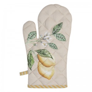 Manusa de bucatarie "Lemons and Leaf", Clayre & Eef Manusa de bucatarie "Lemons and Leaf", Clayre & Eef