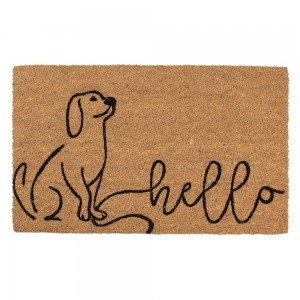 Covoras de intrare "Hello" 75x45 cm, Clayre & Eef Covoras de intrare "Hello" 75x45 cm, Clayre & Eef