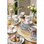 Ceainic cu ceasca si farfurie "Tea for One" 16*10*14 cm / 400 ml / 250 ml Clayre&Eef
