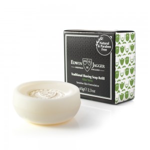 Edwin Jagger Sapun pentru barbierit 65g, Aloe Vera  Edwin Jagger Sapun pentru barbierit 65g, Aloe Vera