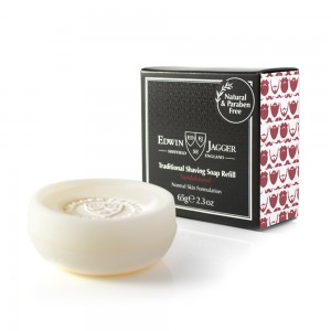 Edwin Jagger Sapun pentru barbierit 65g, Sandalwood  Edwin Jagger Sapun pentru barbierit 65g, Sandalwood