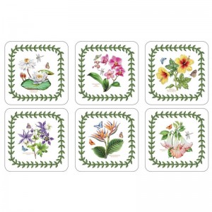 PIMPERNEL Exotic Botanic Garden Set 6 Coasters 10.5 x 10.5cm PIMPERNEL Exotic Botanic Garden Set 6 Coasters 10.5 x 10.5cm