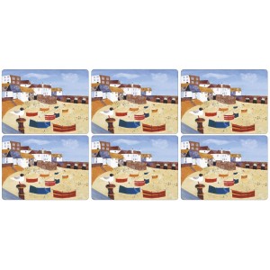 PIMPERNEL St Ives Windbreak Set 6 Placemats Medium 30.5 x 23cm PIMPERNEL St Ives Windbreak Set 6 Placemats Medium 30.5 x 23cm