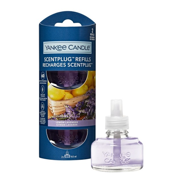 Yankee Candle Set 2 rezerve Lemon Lavender pentru aparat electric de parfumarea locuintei