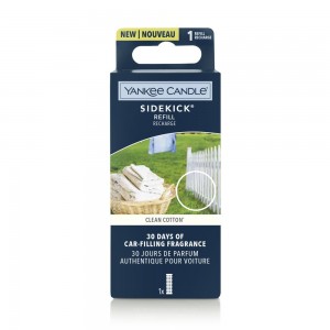 Yankee Candle Rezerva Odorizant Auto Sidekick, Clean Cotton Yankee Candle Rezerva Odorizant Auto Sidekick, Clean Cotton