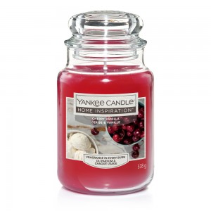 YANKEE CANDLE Home Inspiration Lumanare Parfumata Borcan Mare Cherry Vanilla 538gr.
