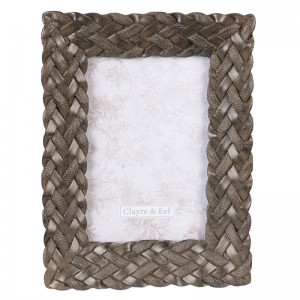 Rama foto "Brown Knit" 16*3*21 cm / 10*15 cm, Clayre&Eef