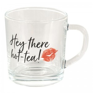 Cana "Hey There Hot-Tea" 11*8*9 cm / 200 ml, Clayre&Eef Cana "Hey There Hot-Tea" 11*8*9 cm / 200 ml, Clayre&Eef