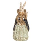 Decoratiune Paste "Lady Rabbit" 5*4*11cm, Clayre & Eef