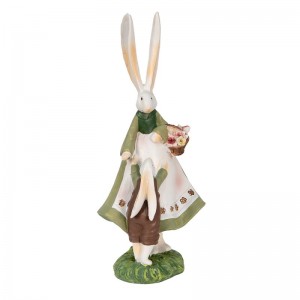 Decoratiune Paste "Family Rabbit" 10*7*25 cm, Clayre & Eef Decoratiune Paste "Family Rabbit" 10*7*25 cm, Clayre & Eef