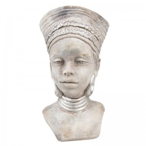 Vas decorativ din piatra 16*15*29 cm, Clayre & Eef Vas decorativ din piatra 16*15*29 cm, Clayre & Eef