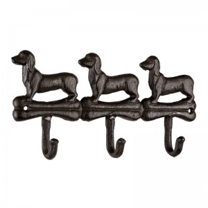 Cuier cu 3 agatatoare "Dog Friends" 29*4*15 cm, Clayre&Eef Cuier cu 3 agatatoare "Dog Friends" 29*4*15 cm, Clayre&Eef