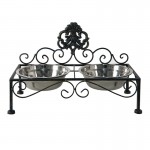 Set 2 boluri pentru hrana animale 39x19x25 cm, Clayre&Eef