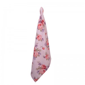 Prosop de bucatarie "Dotty Rose" 50x70 cm, Clayre & Eef Prosop de bucatarie "Dotty Rose" 50x70 cm, Clayre & Eef
