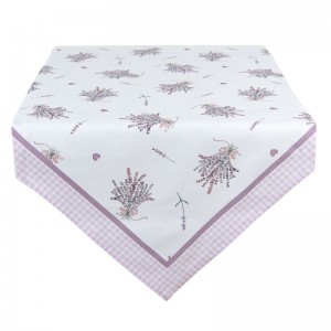 Napron/ traversa de masa "Lavender Garden" 50*160 cm, Clayre & Eef Napron/ traversa de masa "Lavender Garden" 50*160 cm, Clayre & Eef
