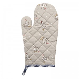 Manusa de bucatarie "Little Chicken" Blue, Clayre & Eef Manusa de bucatarie "Little Chicken" Blue, Clayre & Eef