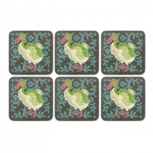 PIMPERNEL Zanzibar Dodo Set 6 Coasters 10.5 x 10.5cm PIMPERNEL Zanzibar Dodo Set 6 Coasters 10.5 x 10.5cm