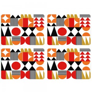 PIMPERNEL Go Bold Set 4 Placemats Medium  30.5 x 23cm PIMPERNEL Go Bold Set 4 Placemats Medium  30.5 x 23cm