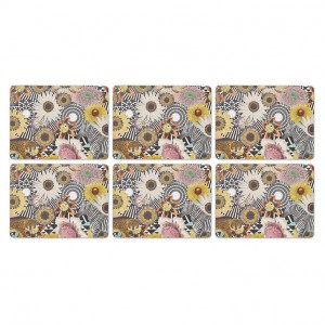PIMPERNEL Floral Jungle Set 6 Placemats Medium 30.5 x 23cm PIMPERNEL Floral Jungle Set 6 Placemats Medium 30.5 x 23cm