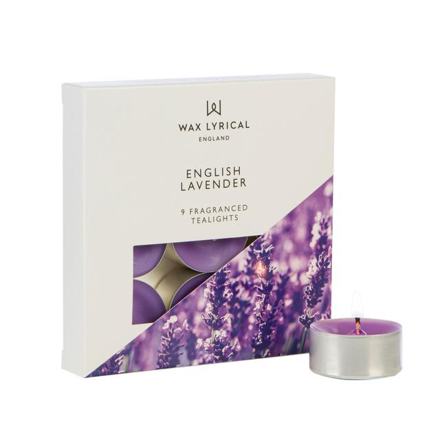 Set 9 lumanari parfumate tip pastila English Lavender