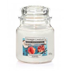 YANKEE CANDLE Home Inspiration Lumanare Parfumata Borcan Mediu Pomegranate Coconut 340gr.